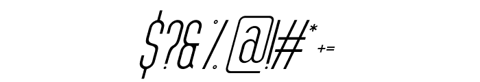 SUMBIRA Light Italic Font OTHER CHARS
