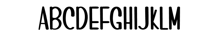 SUNDAY MIGHTY Font LOWERCASE