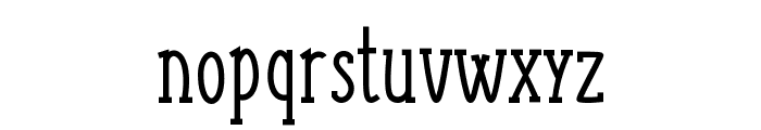 SUNN Line Serif Bold Font LOWERCASE