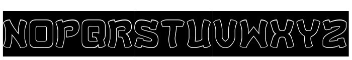 SUNSHINE-Hollow-Inverse Font UPPERCASE