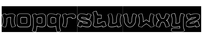 SUNSHINE-Hollow-Inverse Font LOWERCASE