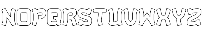 SUNSHINE-Hollow Font UPPERCASE