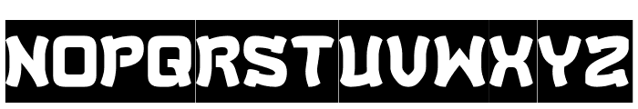 SUNSHINE-Inverse Font UPPERCASE