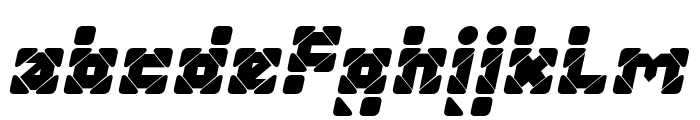 SUPER COMPUTER Bold Italic Font LOWERCASE
