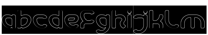 SUPER FRIENDLY-Hollow-Inverse FONT
