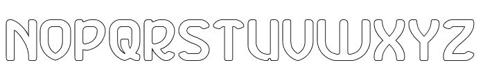 SUPER FRIENDLY-Hollow Font UPPERCASE