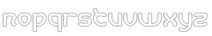 SUPER FRIENDLY-Hollow Font LOWERCASE