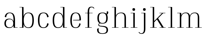 SURATANA-ExtraLight Font LOWERCASE