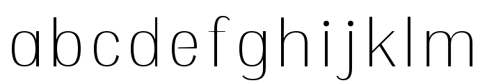 SURATANA SANS Thin Font LOWERCASE