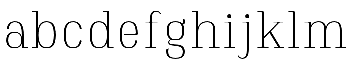 SURATANA-Thin Font LOWERCASE