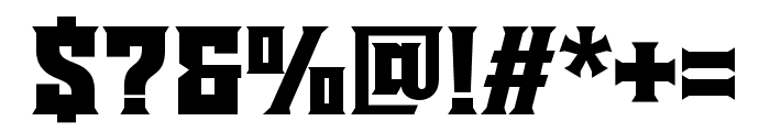 SUTIXO-Regular Font OTHER CHARS