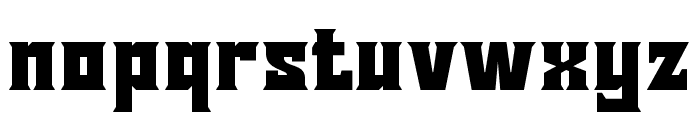 SUTIXO-Regular Font LOWERCASE