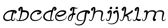 SWAMPTHING Italic Font LOWERCASE