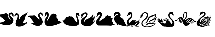 SWAN BUNDLE Font UPPERCASE