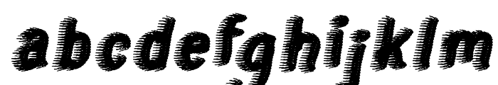 SWEATER Italic Font LOWERCASE