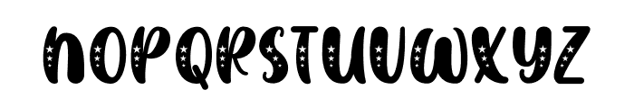 SWEET DUCK Stars Font UPPERCASE