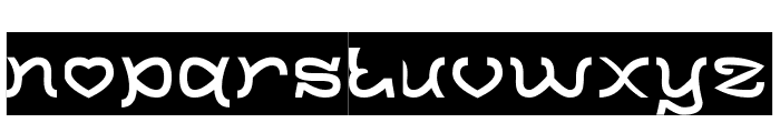 SWEET LOVE-Inverse Font LOWERCASE