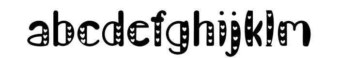 SWEETHEART Specail Font LOWERCASE