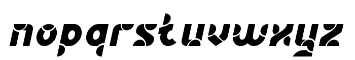 SWIFTLY Bold Italic Font LOWERCASE