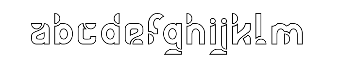 SWIFTLY-Hollow Font LOWERCASE