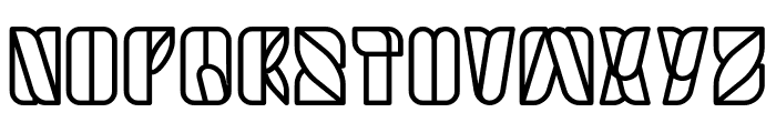SWIMMER BROWSER Bold Font UPPERCASE