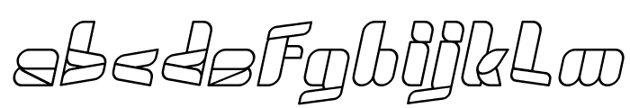SWIMMER BROWSER Italic Font LOWERCASE