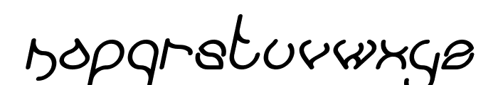 SWINGING SWAN Bold Italic Font LOWERCASE