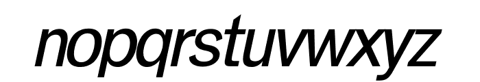 SWISSN ITALIC Font LOWERCASE