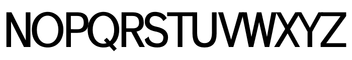 SWISSN REGULAR Font UPPERCASE