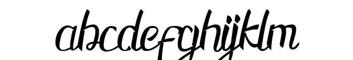 SYAHIDA Bold Italic Font LOWERCASE