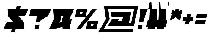 SYMBOLIC Bold Italic Font OTHER CHARS