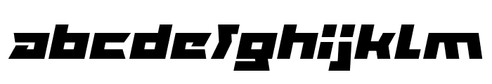 SYMBOLIC Bold Italic Font LOWERCASE