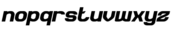 SYNTHETIC RHYTHM Bold Italic Font LOWERCASE