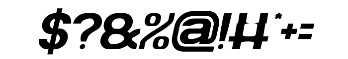 SYNTHETIC RHYTHM Italic Font OTHER CHARS