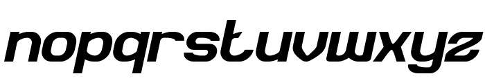 SYNTHETIC RHYTHM Italic Font LOWERCASE