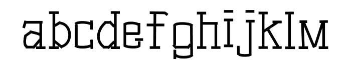 Saarah Font LOWERCASE