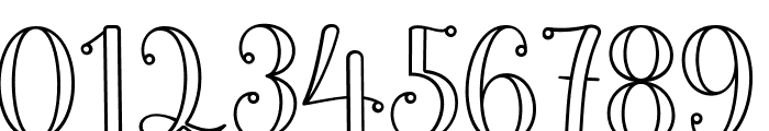 Sabelia Outline Regular Font OTHER CHARS