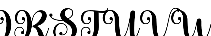 Sabelia-Regular Font UPPERCASE