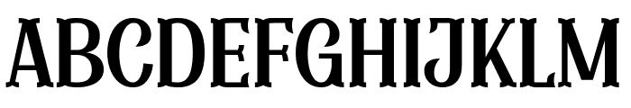 Saber Master Font LOWERCASE