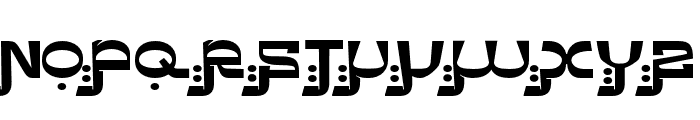 Sabily Regular Font UPPERCASE