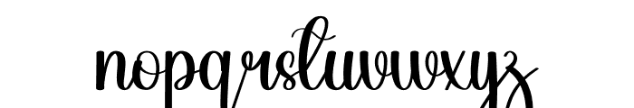 Sable Font LOWERCASE