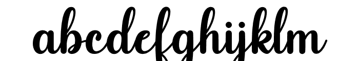 Sabrina Angellia Font LOWERCASE