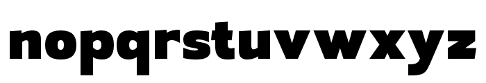 Sabu Black Font LOWERCASE