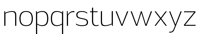 Sabu ExtraLight Font LOWERCASE