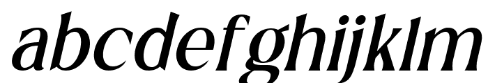 Sabuan Island Medium Italic Font LOWERCASE