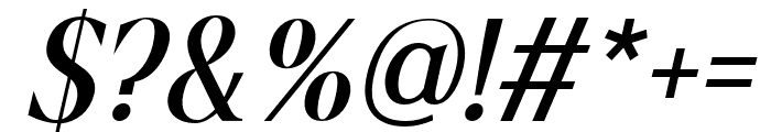 SabuanIsland-MediumItalic Font OTHER CHARS
