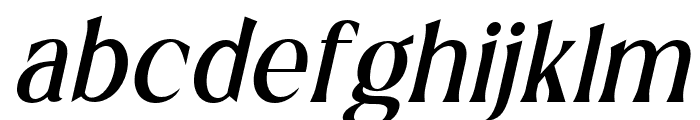 SabuanIsland-MediumItalic Font LOWERCASE
