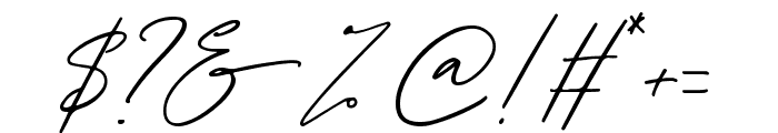 Sachlette Signature Font OTHER CHARS