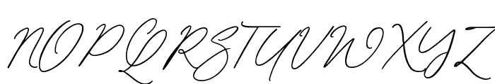 Sachlette Signature Font UPPERCASE