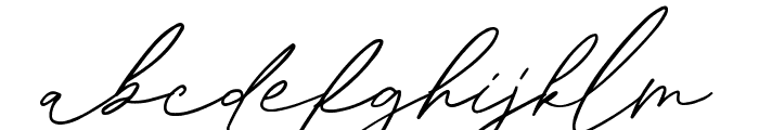 Sachlette Signature Font LOWERCASE